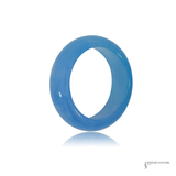 Natural Blue Jade Ring Size 7