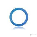 Natural Blue Jade Ring Size 7