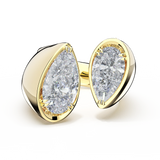 Tacori Reverie Forma Pear Toi Et Moi Ring 18K Yellow Gold