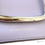 Alexander McQueen Story Book Calfskin Leather bag Lavender Pre-Owned