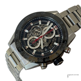 Tag Heuer Carrera 01 Chronograph Stainless Steel Watch Skeleton CAR2A1W-0 Pre-Owned
