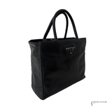 PRADA Nappa Sport Tote Black Pre-Owned