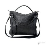 LOUIS VUITTON Monogram Lambskin Antheia Ixia PM Black Handbag Shoulder Bag pre-Owned Excellent Condition