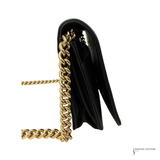 CHANEL Pre-Owned 2018-2019 Chevron Quilted Calfskin Boy Wallet On Chain crossbody bag