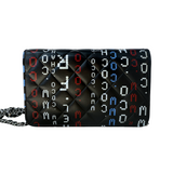 CHANEL  Lambskin Quilted Data Center Wallet On Chain WOC Black Crossbody