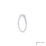 White Pine - 14KT White Gold Diamond Women's Wedding Band