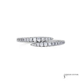 White Pine - 14KT White Gold Diamond Women's Wedding Band