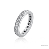 Pre-Owned Tiffany & Co. Platinum Diamond Engagement Ring and Eternity Band