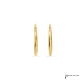 Yarrow - 14KT Yellow Gold Hoop Earrings