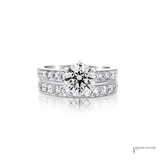 Pre-Owned Tiffany & Co. Platinum Diamond Engagement Ring and Eternity Band