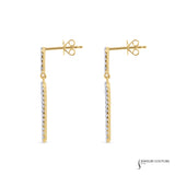 Asters - 14KT Yellow Gold and Diamond Earrings