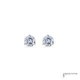 Summersweet - 14KT White Gold Lab Grown Diamond Stud Earrings