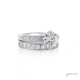 Pre-Owned Tiffany & Co. Platinum Diamond Engagement Ring and Eternity Band