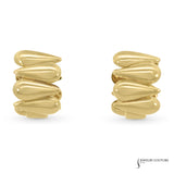 Versilla - 14KT Yellow Gold Huggie Earrings