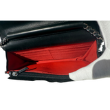 CHANEL  Lambskin Quilted Data Center Wallet On Chain WOC Black Crossbody