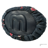 Authentic Miu Miu Denim Floral Bucket Shoulder Bag with Leather Trim – Designer Crossbody Handbag