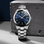 Tissot Gentleman 40mm blue dial lifestyle