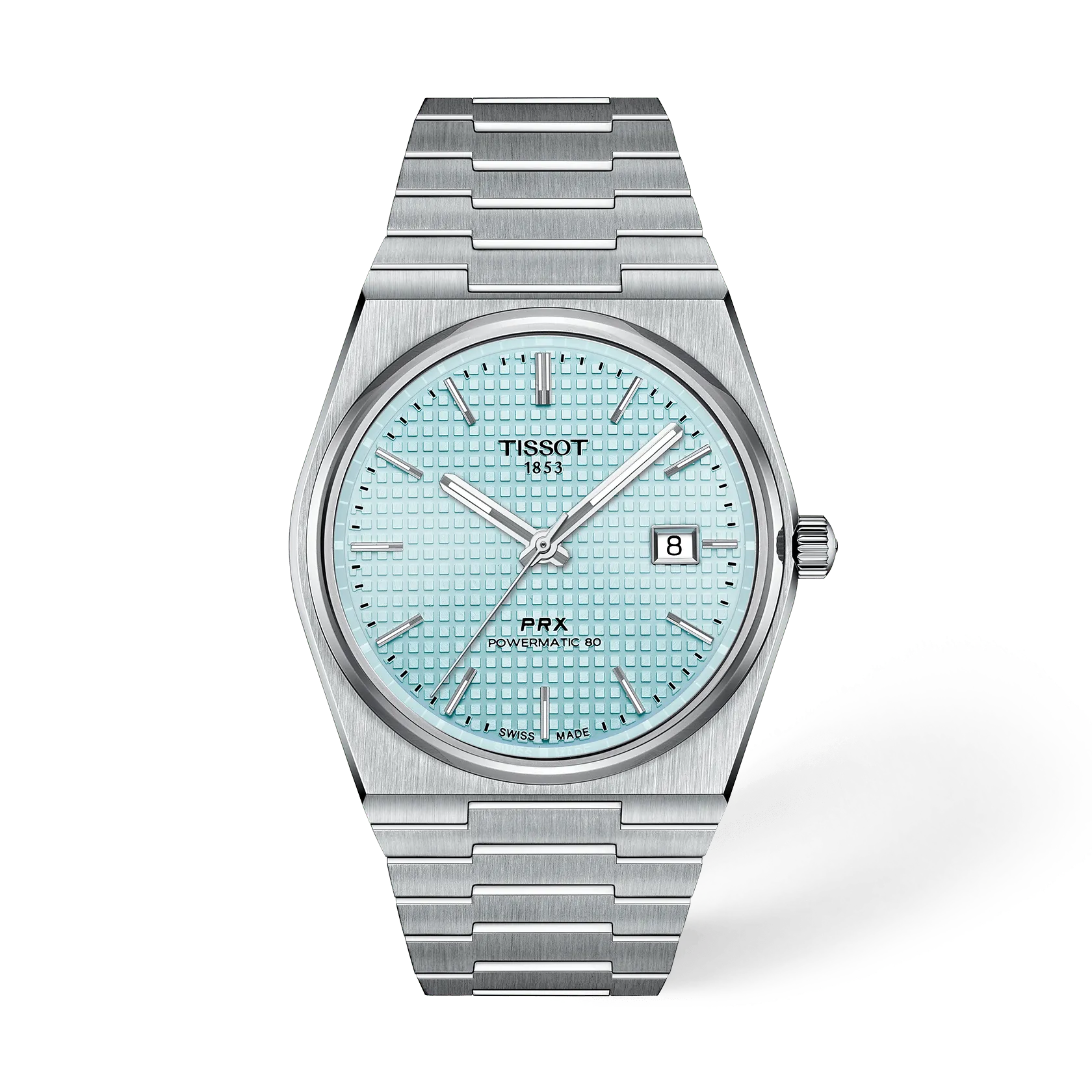 Tissot PRX Powermatic 80 40mm T137.407.11.351.00 Ice Blue Dial Automatic Watch