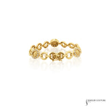 Bulbine - 18KT Yellow Gold Bracelet with Diamonds