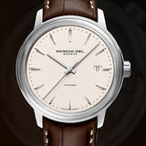 Raymond Weil Maestro Automatic Men's Watch - Ivory Dial | Ref. 2237-STC-65011 In-Store