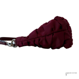 Prada Tessuto Gaufre Ruched Nylon Mini Shoulder Bag | Burgundy Wine Pre-Owned