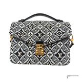 Louis Vuitton Pre-Owned 2021 Canvas Monogram Jacquard Since 1854 Pochette Metis satchel Gris