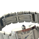 Cartier Tank Française 2384 20mm Stainless Steel White Dial Quartz Ladies Watch Pre-Owned | In-Store