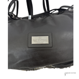 Valentino Embellished Big Size Tote Bag Black leather pre-loved