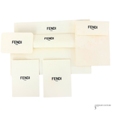 Fendi Cream Tote Bag Sunshine Medium White leather shopper Pre-Owned