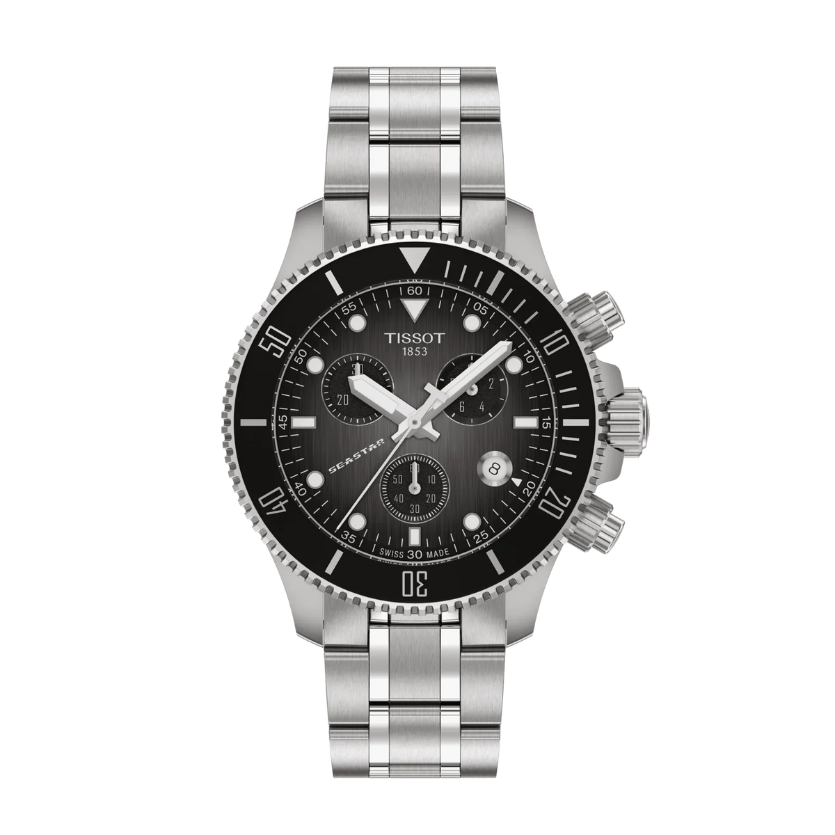 Tissot Seastar 1000 Quartz Chronograph 38MM Women's Grey Gradient