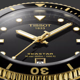 Tissot Seastar 1000 Quartz 40mm Black Dial Black PVD Watch T120.410.27.051.00 | Swiss Dive Watch