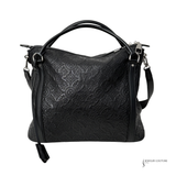 LOUIS VUITTON Monogram Lambskin Antheia Ixia PM Black Handbag Shoulder Bag pre-Owned Excellent Condition