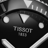 Tissot Seastar 1000 Quartz 40mm Black Dial Black PVD Watch T120.410.27.051.00 | Swiss Dive Watch