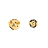 David Yurman Infinity Stud Earrings in 18K Yellow Gold & Black Onyx Pre-Owned