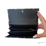 Gucci Flora by Chris Knight Black Floral Print Leather Long Wallet – Pre-Owned