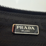 Prada Tessuto Nylon Wristlet Clutch Pouch – Black – Pre-Owned