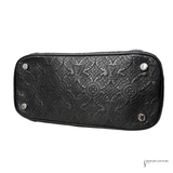 LOUIS VUITTON Monogram Lambskin Antheia Ixia PM Black Handbag Shoulder Bag pre-Owned Excellent Condition