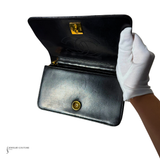 Vintage CHANEL 24k Gold Plated Mini Full Flap pre-Loved