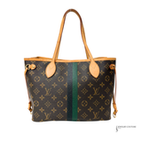 Louis Vuitton Neverfull PM Mon Monogram Tote Bag Brown with green interior Pre-loved