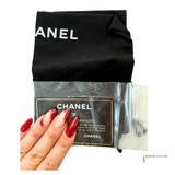 Chanel 2021 Lambskin Enamel CC Belt Bag Pink pre-Loved Authentic