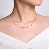 Gabriel & Co. 925 Sterling Silver Pearl Drop Necklace | NK7080SVJPB