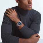 Tissot Gentleman Powermatic 80 blue dial on the wrist