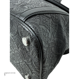 LOUIS VUITTON Monogram Lambskin Antheia Ixia PM Black Handbag Shoulder Bag pre-Owned Excellent Condition