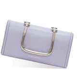 Alexander McQueen Story Book Calfskin Leather bag Lavender Pre-Owned