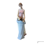 Lladro "Someone to Look Up To" Mother and Daughter Porcelain Figurine | In-Store