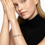 David Yurman Classic Cable Bracelet Sterling Silver & 14K Yellow Gold Designer Bracelet Pre-Owned