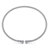 14K White Gold Bujukan Split Bangle