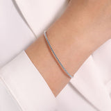 14K White Gold Bujukan Split Bangle