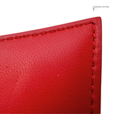 Authentic Balenciaga Small Hourglass Top Handle Bag in Bright Red Shiny Box Calfskin Pre-Owned
