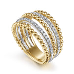 Gabriel & Co. Bujukan easy stackable ring, alternate view